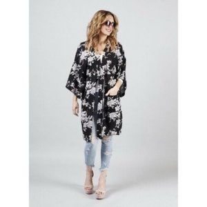 Rare! Brand New! Spiritual Gangster Floral Tie Kimono Cardigan